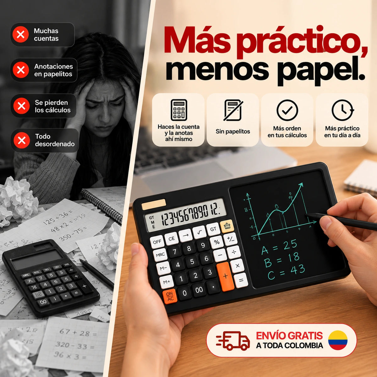 Calculadora con Tablero Digital™