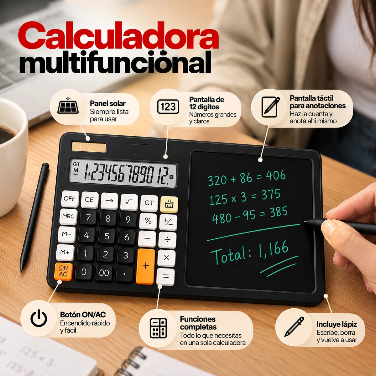 Calculadora con Tablero Digital™