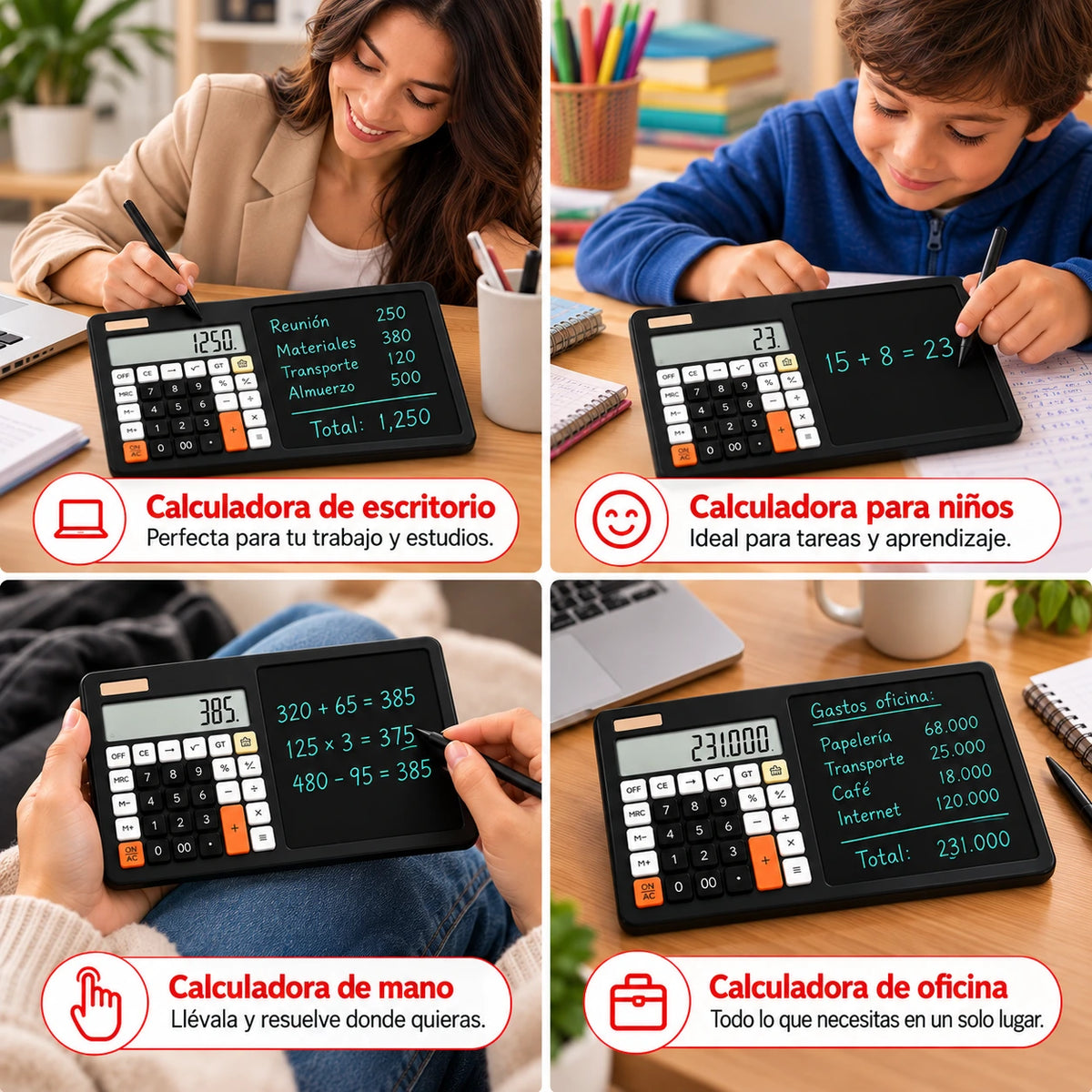 Calculadora con Tablero Digital™